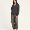 Premium-Sweatshirt mit halbem Reißverschluss