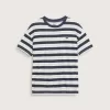 Salton T-Shirt mit Schachbrettstreifen