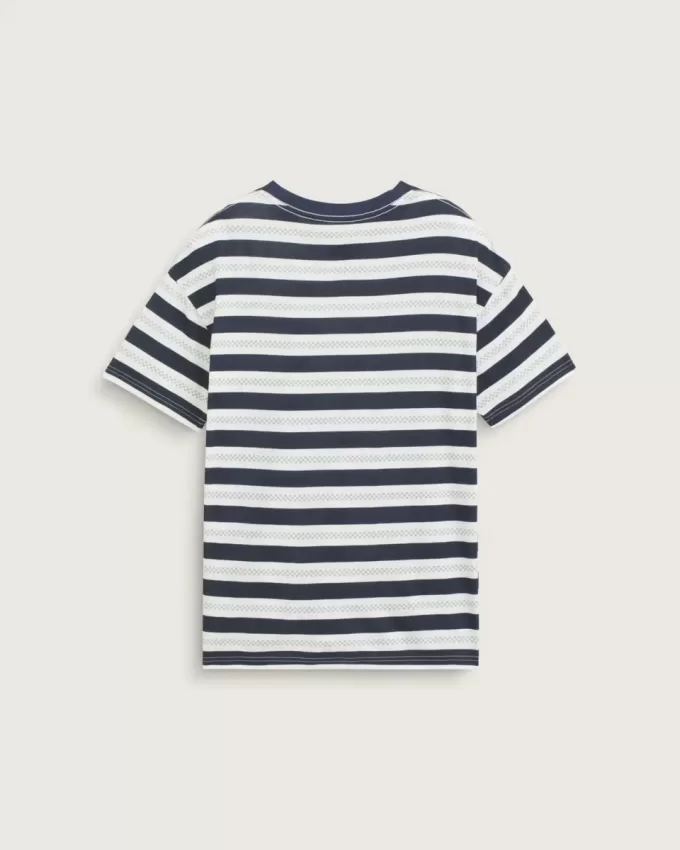 Salton T-Shirt mit Schachbrettstreifen