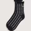 Sereno Crew-Socken mit Spitze