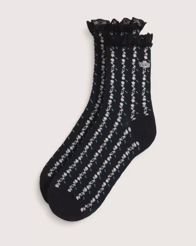 Sereno Crew-Socken mit Spitze