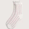 Sereno Crew-Socken mit Spitze