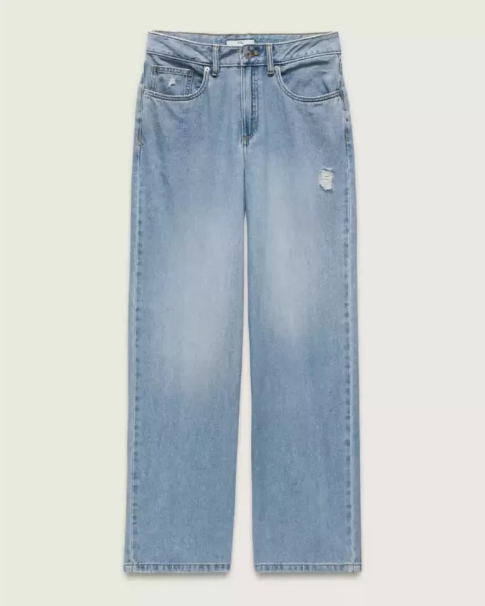 Sirelle 5-Pocket-Denim-Puddle-Hose