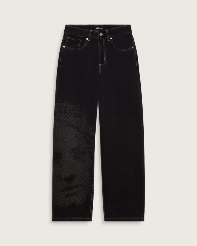 Sirelle 5-Pocket-Denim-Puddle-Hose