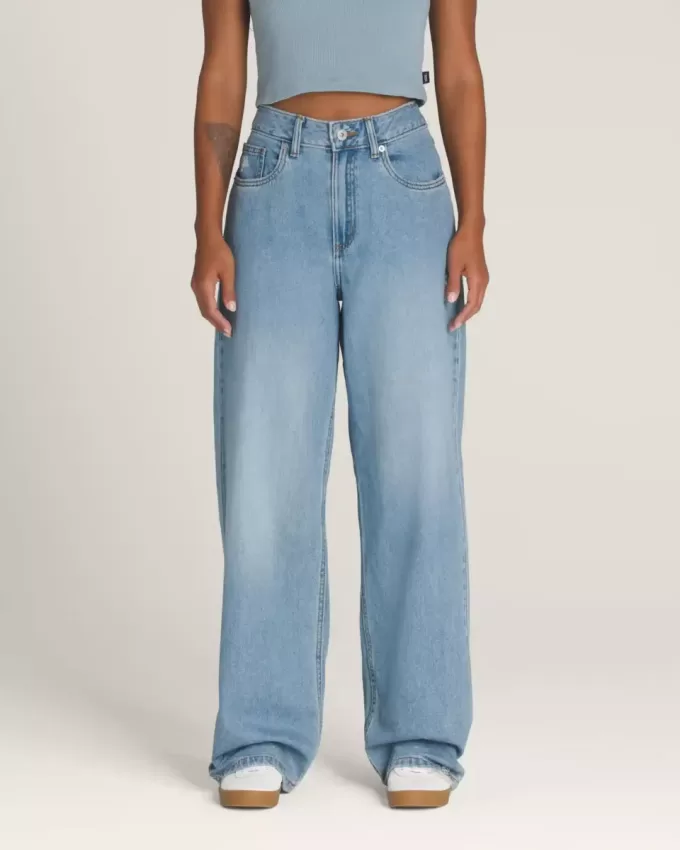 Sirelle 5-Pocket-Denim-Puddle-Hose
