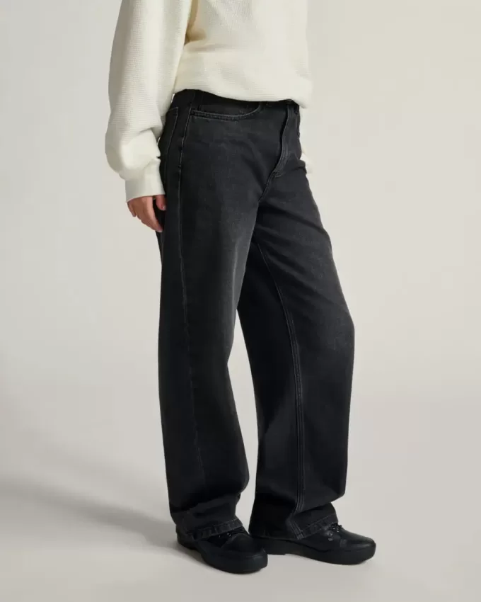 Sirelle 5-Pocket-Denim-Puddle-Hose
