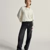Sirelle 5-Pocket-Denim-Puddle-Hose