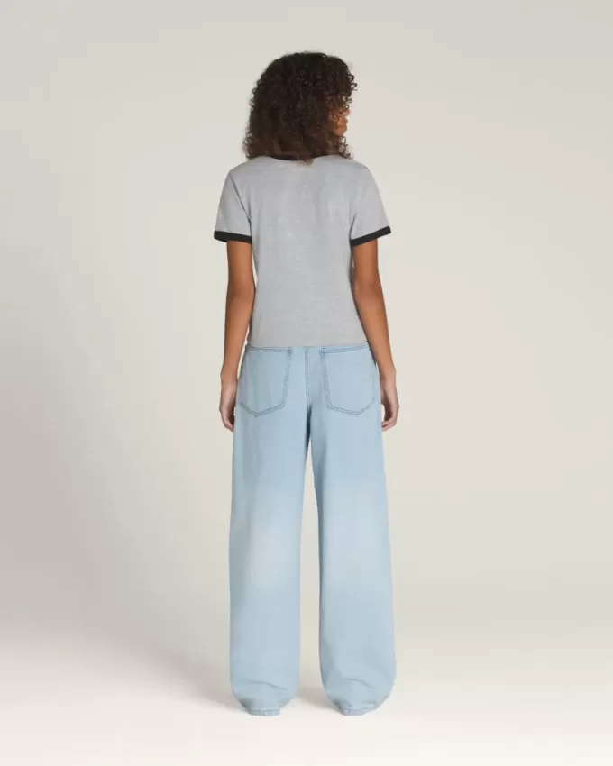 Sirelle 5-Pocket-Denim-Puddle-Hose