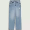 Sirelle 5-Pocket-Denim-Puddle-Hose