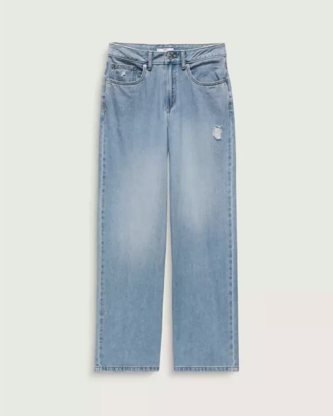 Sirelle 5-Pocket-Denim-Puddle-Hose