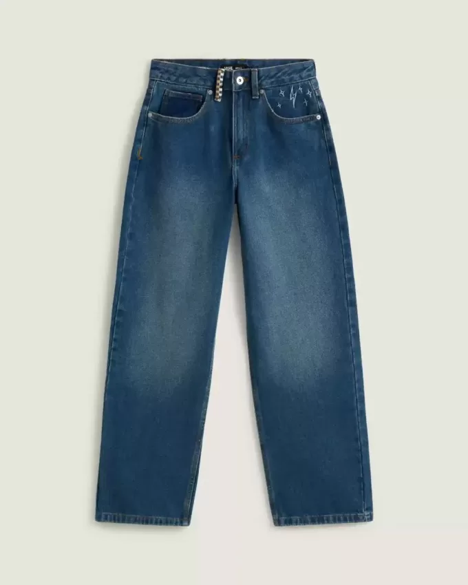 Sirelle bestickte Jeanshose