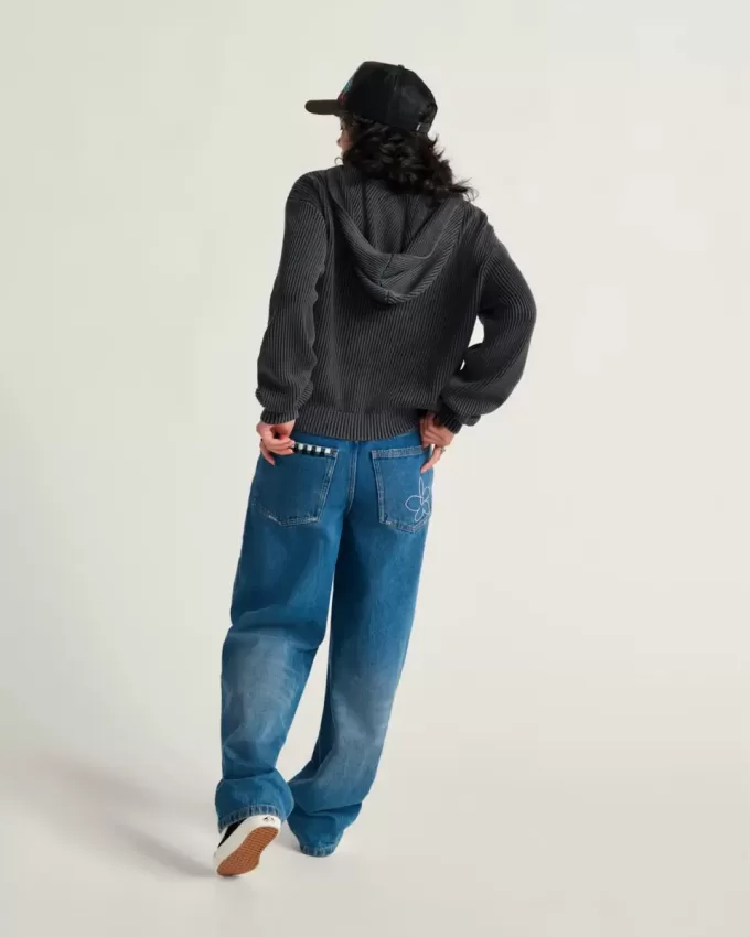 Sirelle bestickte Jeanshose