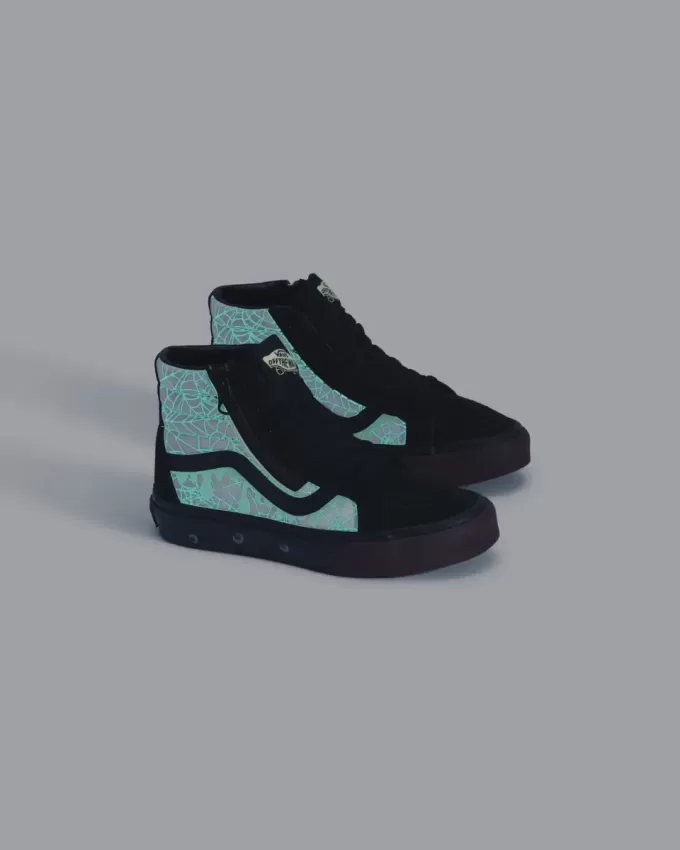 Sk8-Hi Halloween-Schuh für kleine Kinder mit seitlichem Reißverschluss