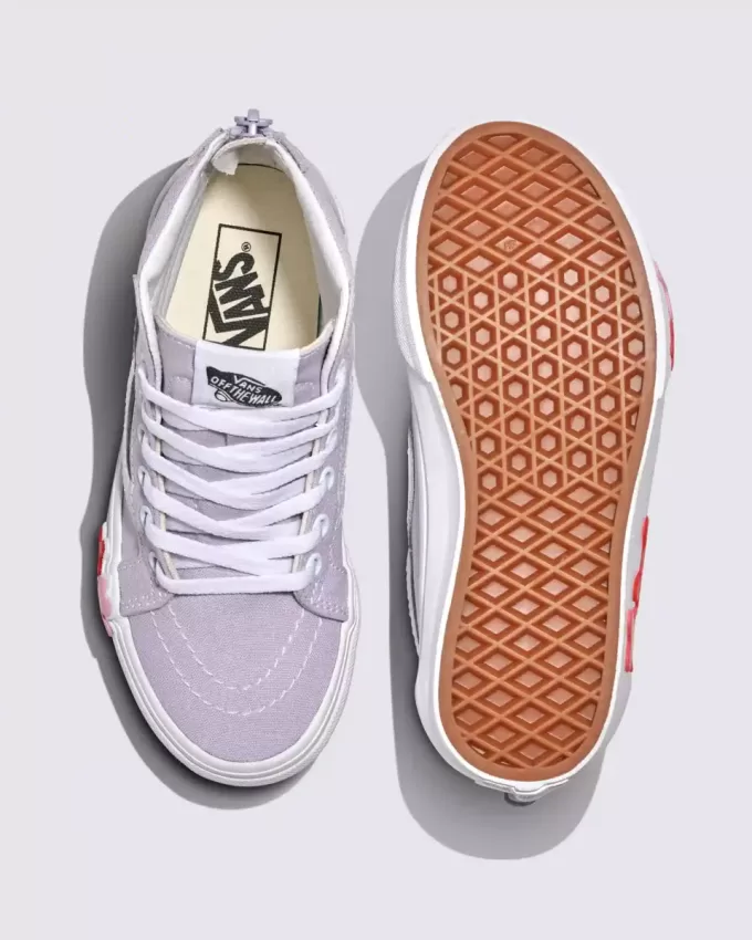 Sk8-Hi-Zip Flower Schuh für kleine Kinder