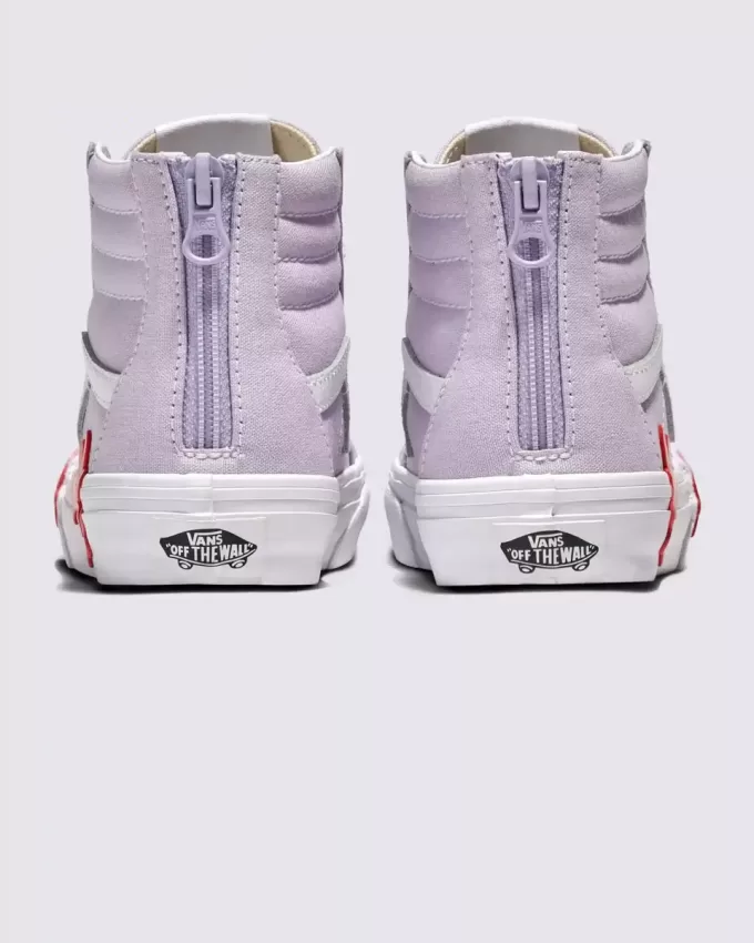 Sk8-Hi-Zip Flower Schuh für kleine Kinder