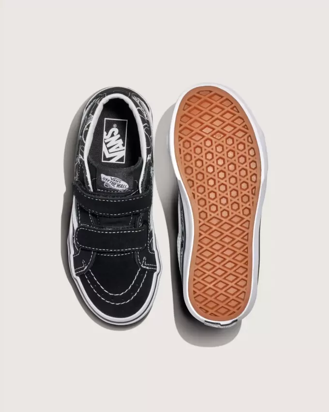 Sk8-Mid Reissue V Skeleton Schuh für kleine Kinder