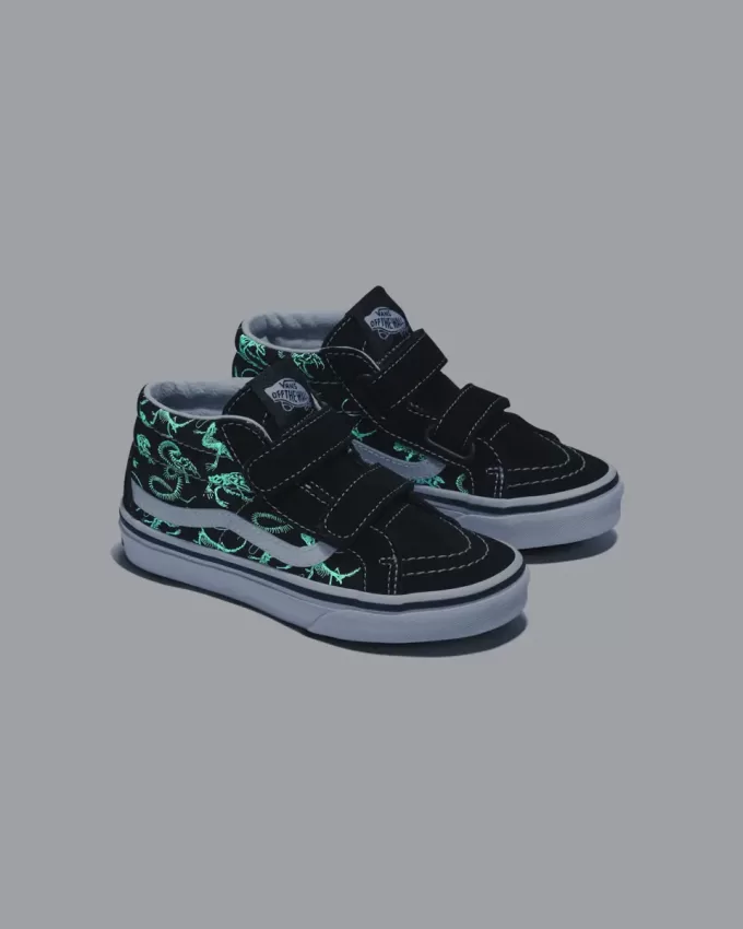 Sk8-Mid Reissue V Skeleton Schuh für kleine Kinder