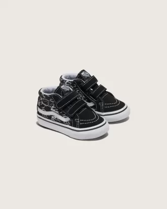 Sk8-Mid Reissue V Skeletons Schuh für Kleinkinder