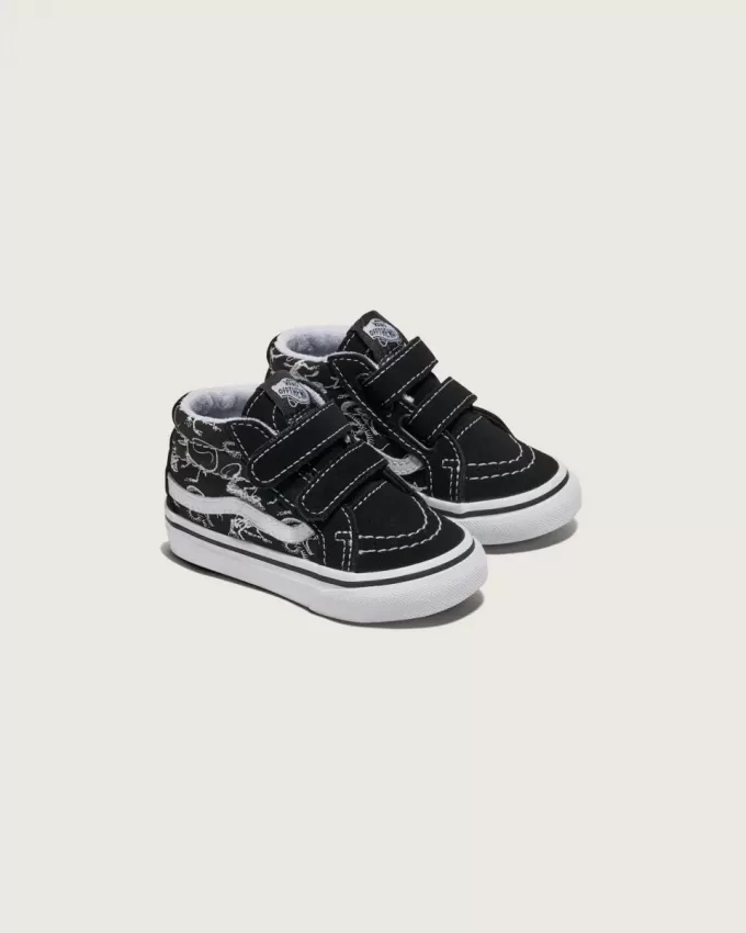 Sk8-Mid Reissue V Skeletons Schuh für Kleinkinder