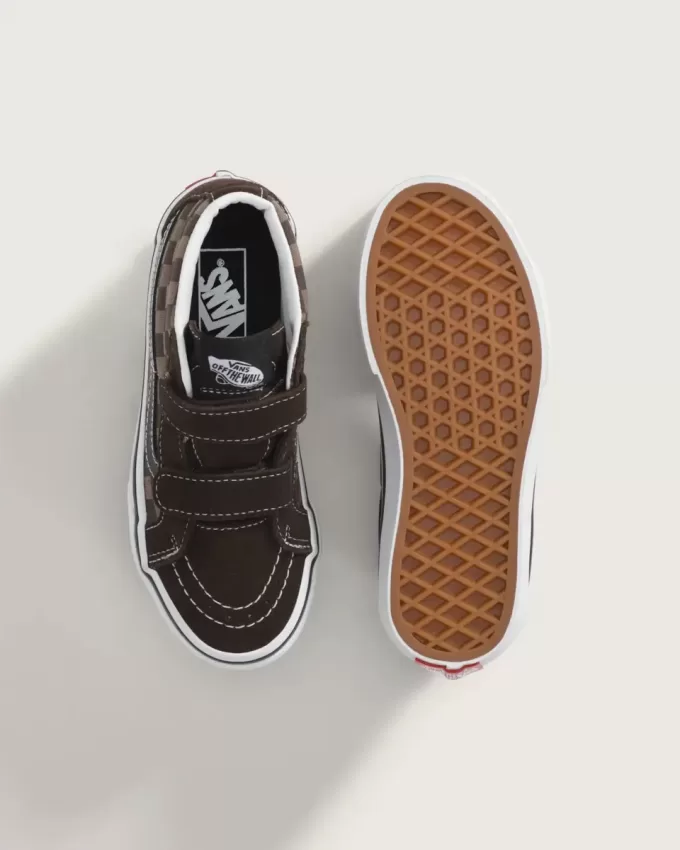 Sk8-Mid V Checkerboard-Schuh für Kleinkinder
