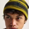 Skate Beanie mit verschwommenen Streifen