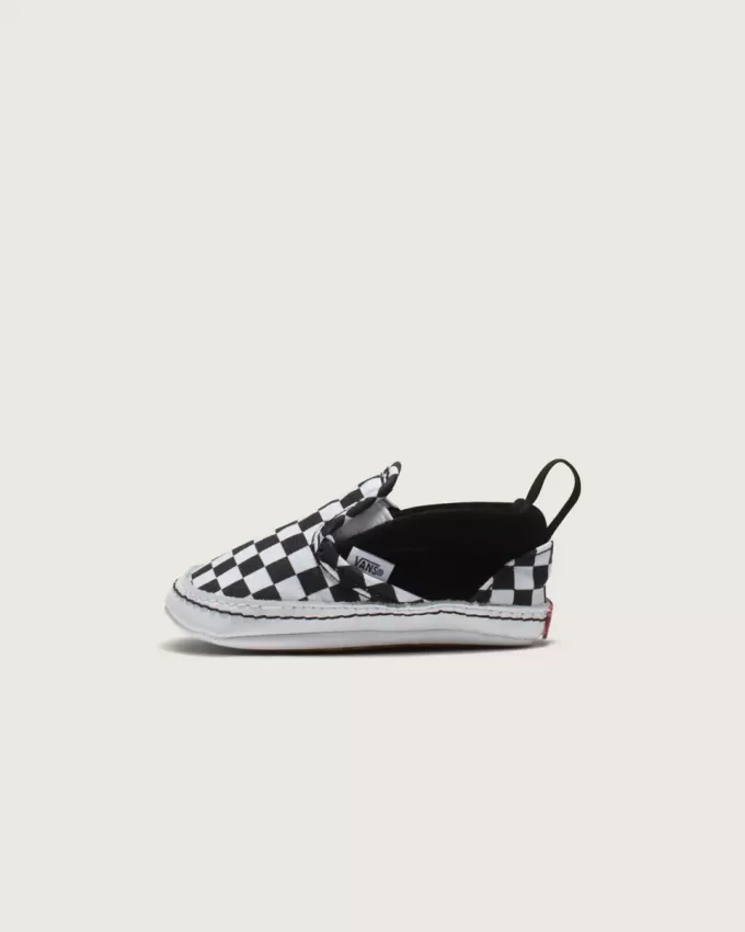 Slip-On V Checkerboard Krippenschuh für Kleinkinder