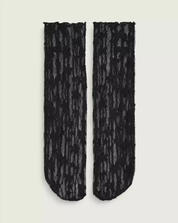 Spitzen-Halbsocken