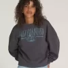 Sweatshirt mit Rundhalsausschnitt und Retro-Isle-Grafik