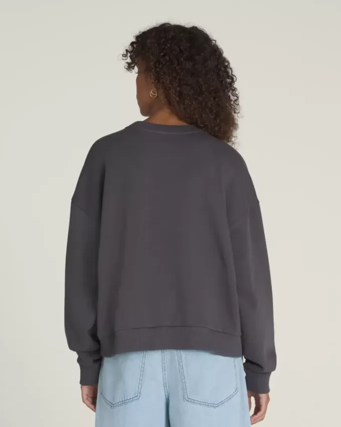 Sweatshirt mit Rundhalsausschnitt und Retro-Isle-Grafik