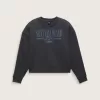 Sweatshirt mit Rundhalsausschnitt und Retro-Isle-Grafik