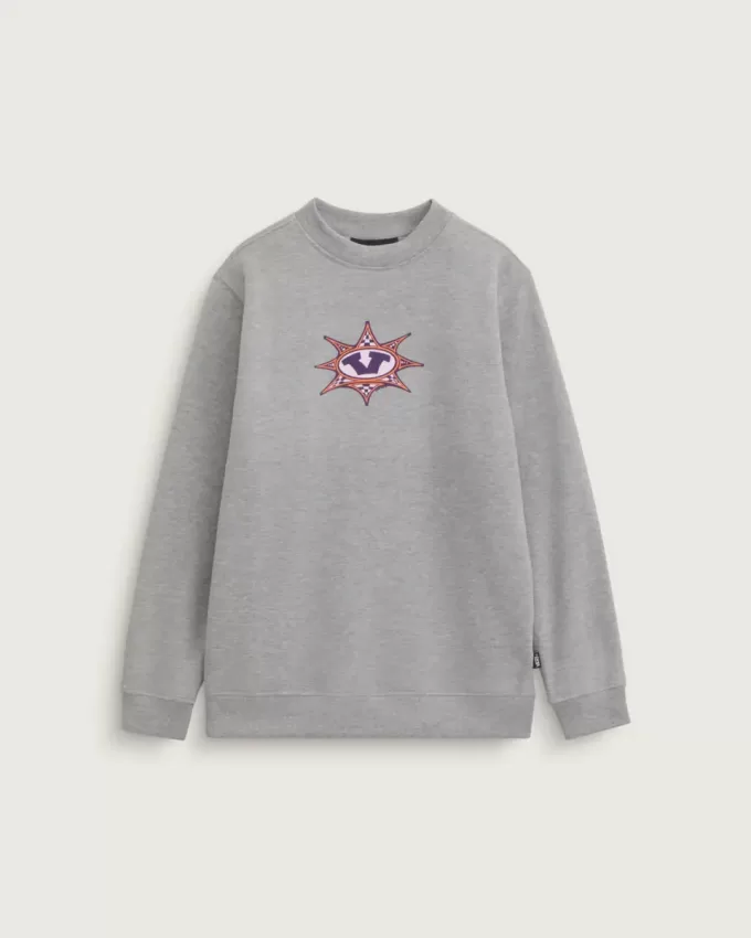Sweatshirt mit Rundhalsausschnitt und Sternenmuster für Kinder
