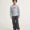 Sweatshirt mit Rundhalsausschnitt und Sternenmuster für Kinder