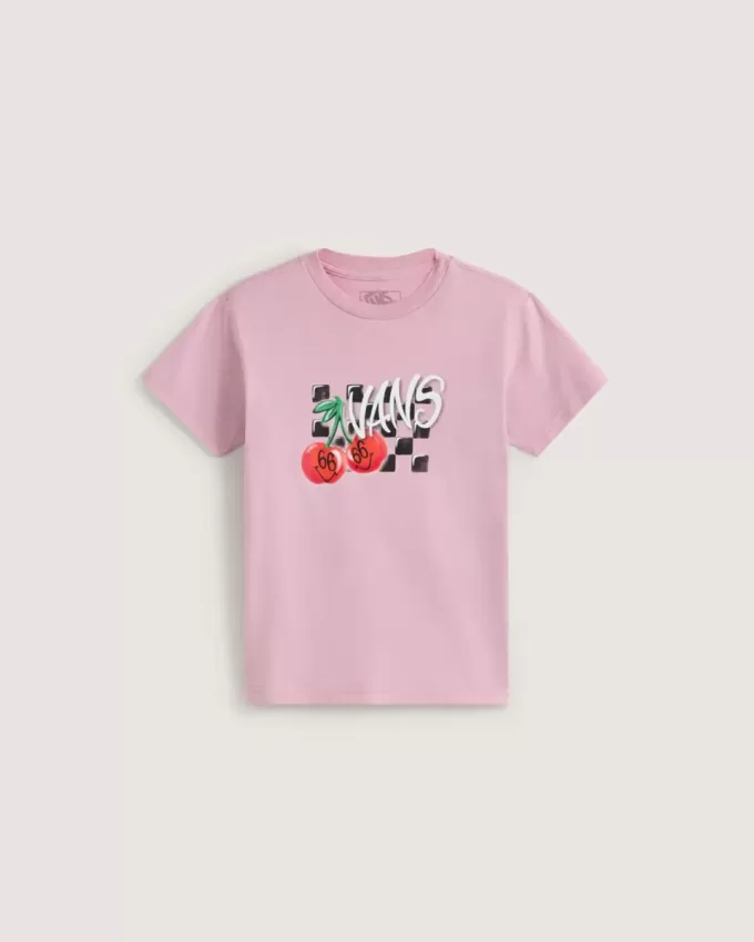 T-Shirt mit Kirschen-Muster für kleine Kinder