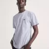 T-Shirt mit Logo auf der linken Brust