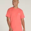 T-Shirt mit Logo auf der linken Brust
