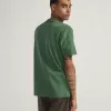 T-Shirt mit Logo auf der linken Brust