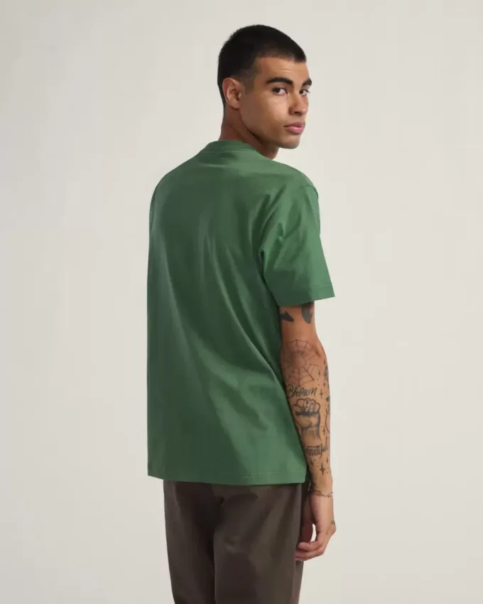 T-Shirt mit Logo auf der linken Brust