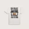 T-Shirt mit R-Gesprächs-Motiv
