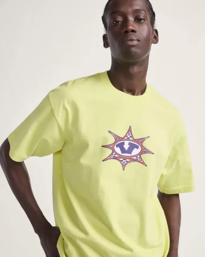 T-Shirt mit Sternenkaro