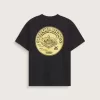 T-Shirt mit verkratzten Platten