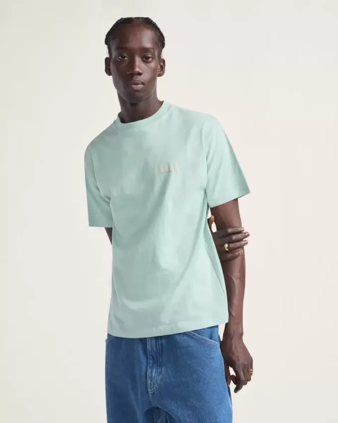 T-Shirt mit Wellen-Motiv