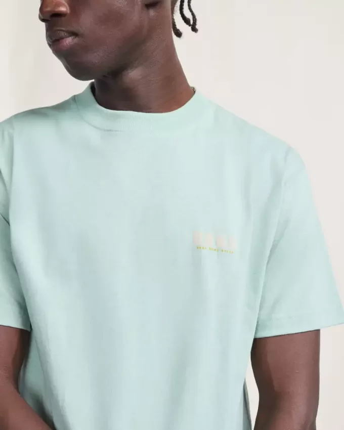 T-Shirt mit Wellen-Motiv