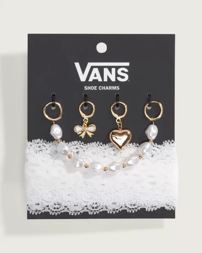 Vans – Perlen- und Spitzen-Schuhanhänger-Set