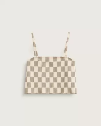 Wren – Camisole-Oberteil mit Schachbrettmuster