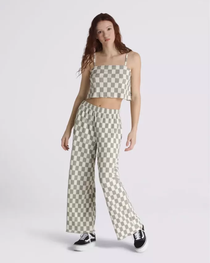 Wren – Camisole-Oberteil mit Schachbrettmuster