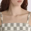 Wren – Camisole-Oberteil mit Schachbrettmuster